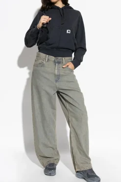 Carhartt WIP SZARY Jeansy `Brandon`