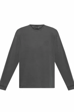 Carhartt WIP SZARY T-shirt z długimi rękawami `Terrestrial`