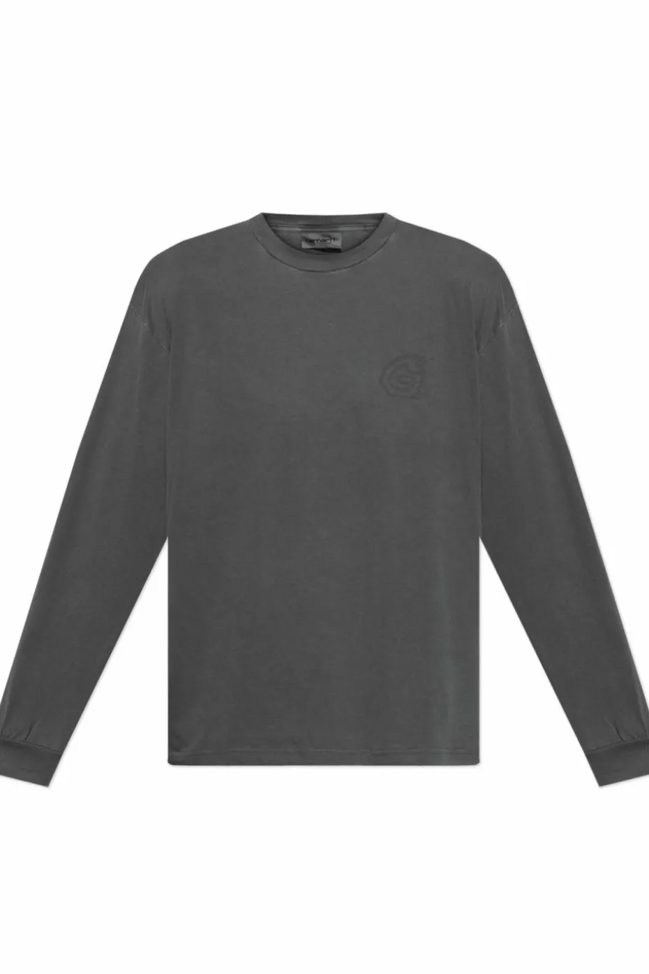 Carhartt WIP SZARY T-shirt z długimi rękawami `Terrestrial`