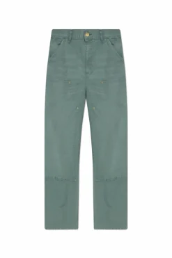 Carhartt WIP ZIELONY Spodnie z kieszeniami