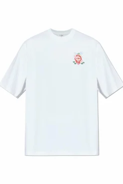 Casablanca BIAŁY T-shirt typu `oversize`