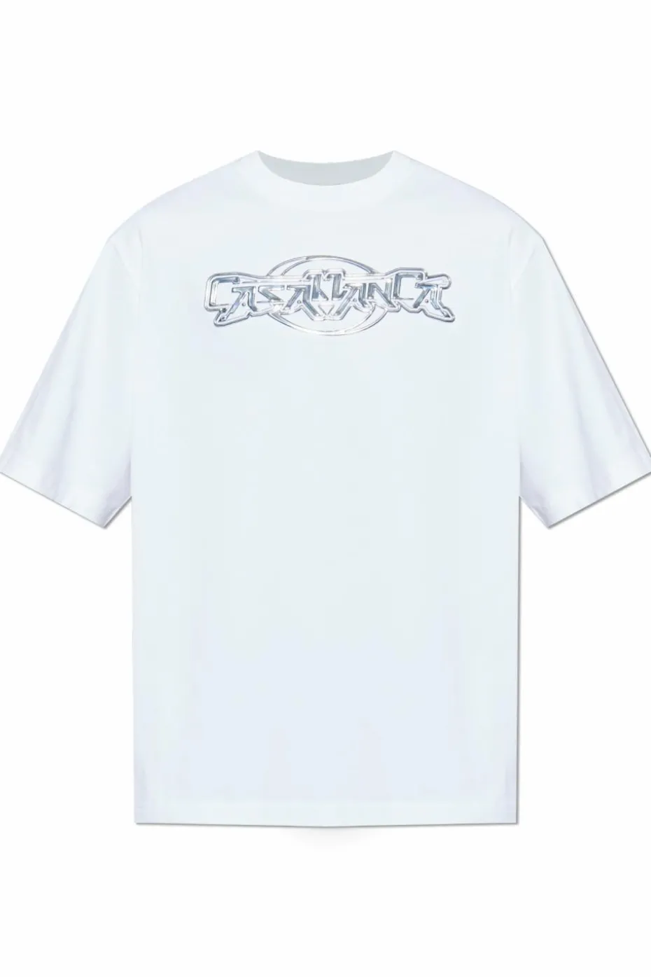 Casablanca BIAŁY T-shirt typu `oversize`