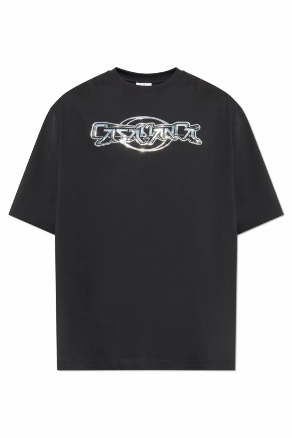 Casablanca CZARNY T-shirt typu `oversize`
