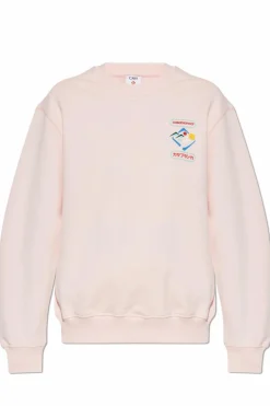 Casablanca RÓŻOWY Bluza z nadrukiem