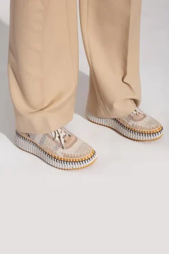 Chloé beżowy Buty sportowe 'Nama'