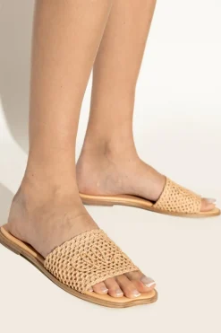 Chloé beżowy Klapki `Flower`
