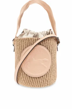Chloé beżowy Torba na ramię `Horse Medal Small` typu `bucket`