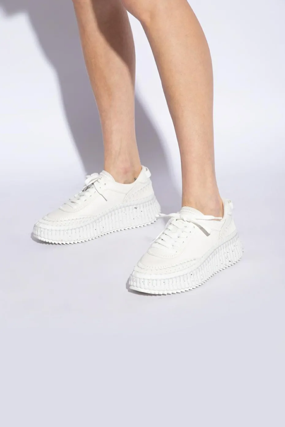 Chloé BIAŁY Buty sportowe ‘Nama’