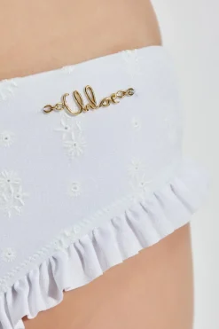 Chloé BIAŁY Dół od kostiumu kąpielowego