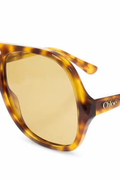 Chloé BRĄZOWY Okulary przeciwsłoneczne `Salomé`