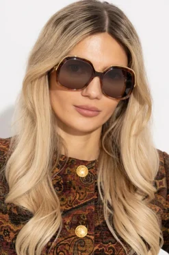 Chloé BRĄZOWY Okulary przeciwsłoneczne