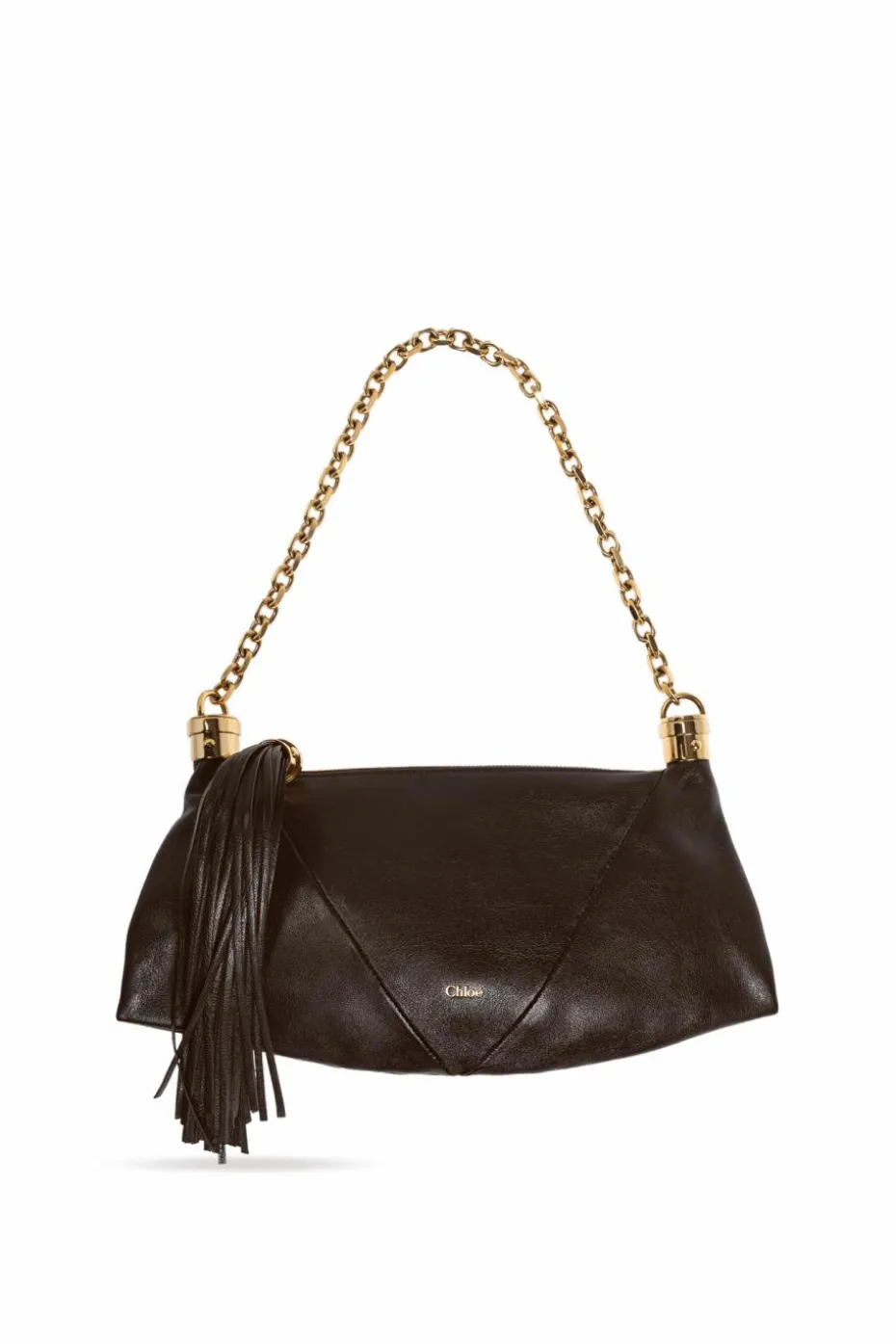 Chloé BRĄZOWY Torba na ramię `Foulard Small`