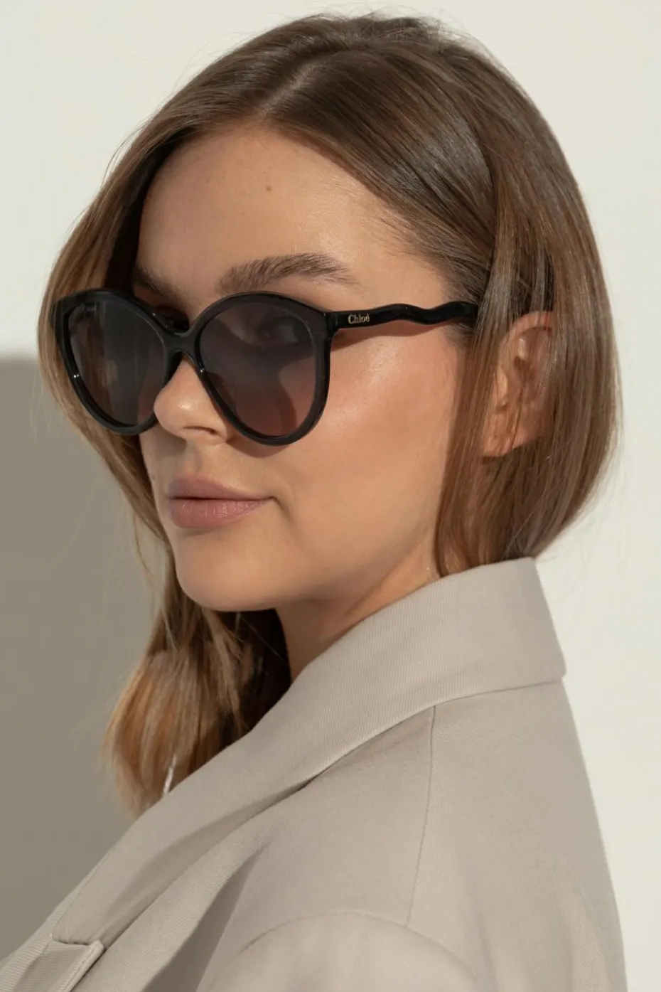 Chloé CZARNY Okulary przeciwsłoneczne