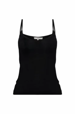 Chloé CZARNY Prążkowany top