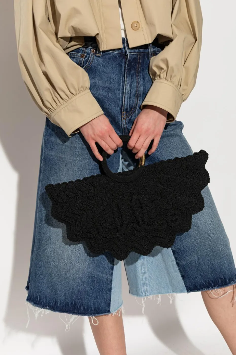 Chloé CZARNY Torba do ręki `Bracelet Paravent Small`