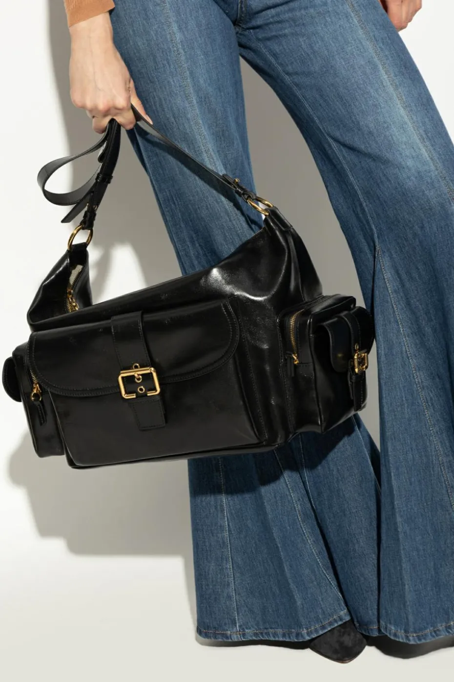 Chloé CZARNY Torba na ramię `Camera Bag Large`