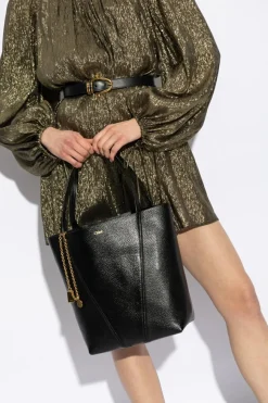 Chloé CZARNY Torba `Spin Medium` typu `shopper`