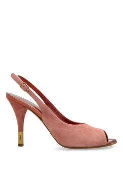 Chloé RÓŻOWY Buty na obcasie `Flower`