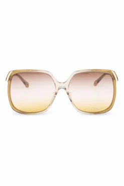 Chloé ZIELONY Okulary przeciwsłoneczne
