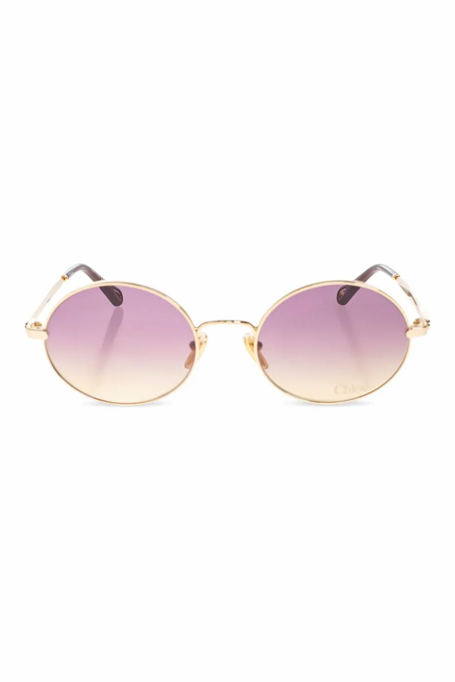 Chloé ZŁOTY Okulary przeciwsłoneczne