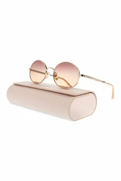 Chloé ZŁOTY Okulary przeciwsłoneczne