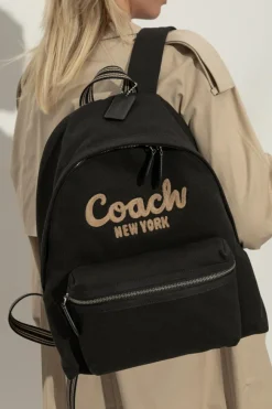 Coach CZARNY Plecak `Cargo`