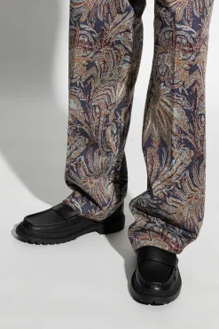 Coach CZARNY Skórzane buty typu ‘loafers’