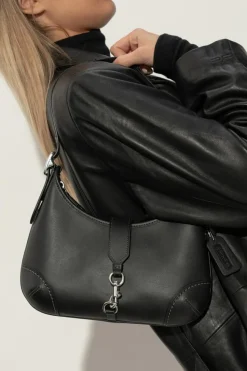 Coach CZARNY Torba ‘Hamptons’ typu ‘hobo’