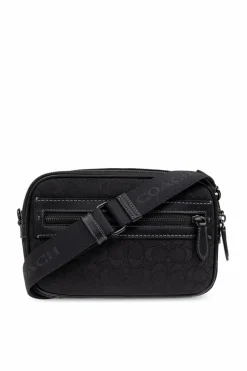 Coach CZARNY Torba na ramię z monogramem