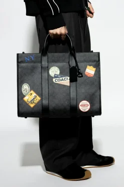 Coach SZARY Torba typu `shopper`