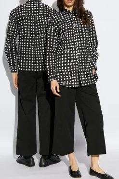 Comme des Garçons Black CZARNY Koszula ze wzorem w kropki