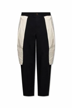 Comme des Garçons Black CZARNY Spodnie o luźnym kroju