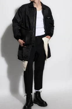 Comme des Garçons Black CZARNY Spodnie o luźnym kroju
