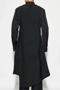 Comme des Garçons Black CZARNY Wełniana sukienka