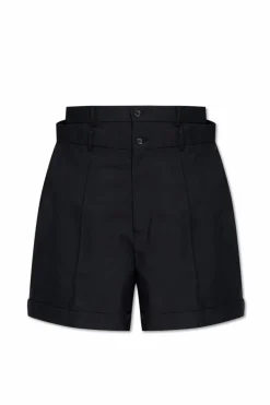Comme des Garçons Noir Kei Ninomiya CZARNY Wełniane szorty