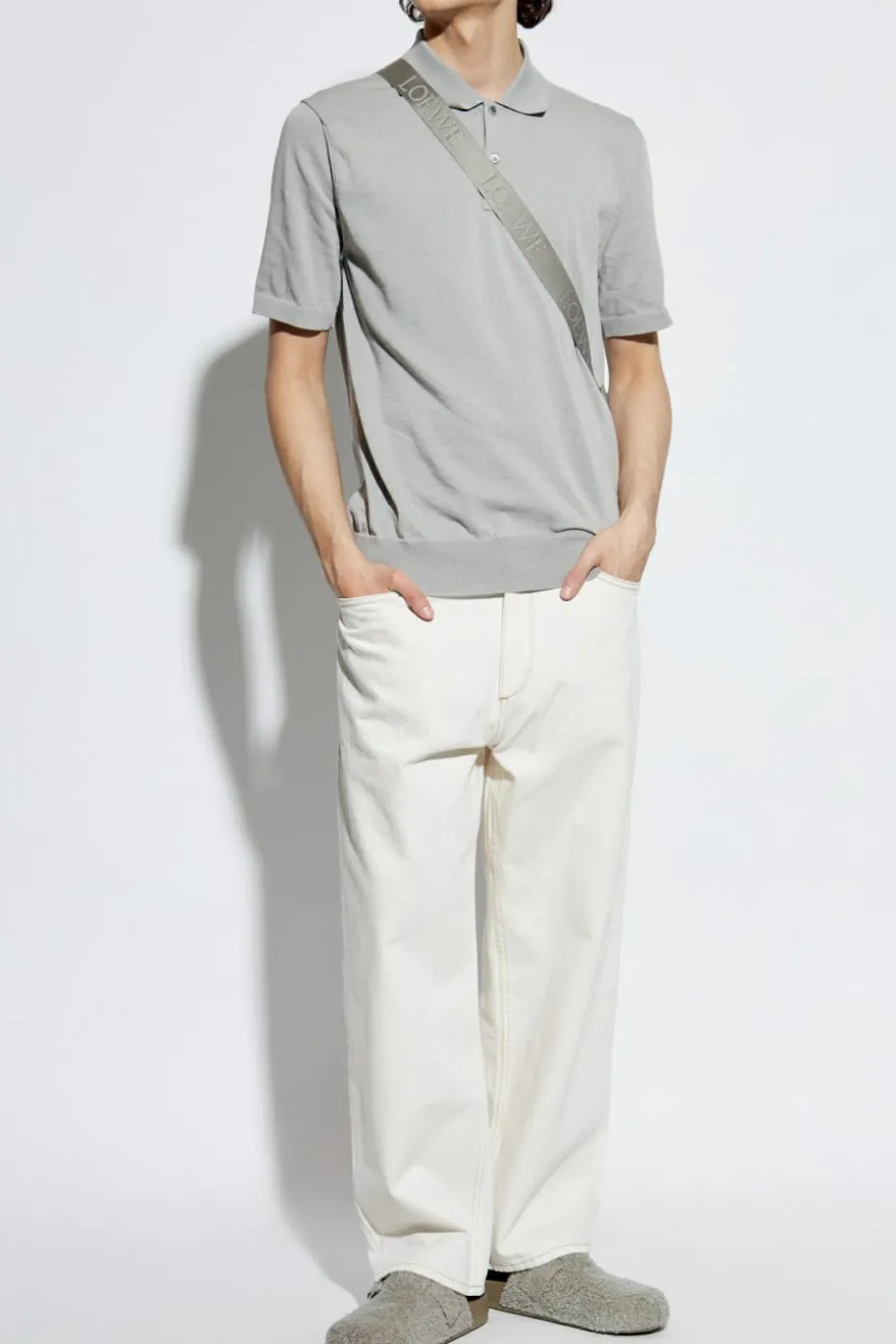 Comme des Garçons Shirt SZARY Polo