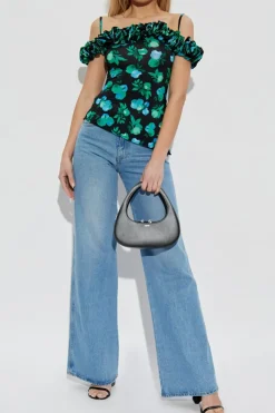 Coperni NIEBIESKI Jeansy z efektem `vintage`