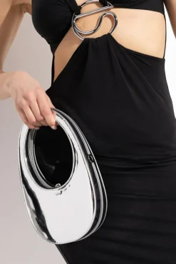 Coperni SREBRNY Torba do ręki `Swipe Mini`
