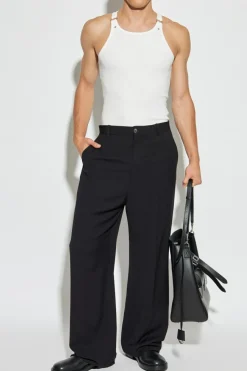 Courrèges BIAŁY Top z logo