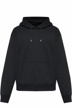 Courrèges CZARNY Bluza z logo