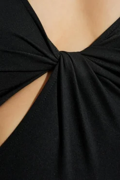 Courrèges CZARNY Jednoczęściowy kostium kąpielowy