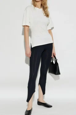Courrèges CZARNY Legginsy z logo