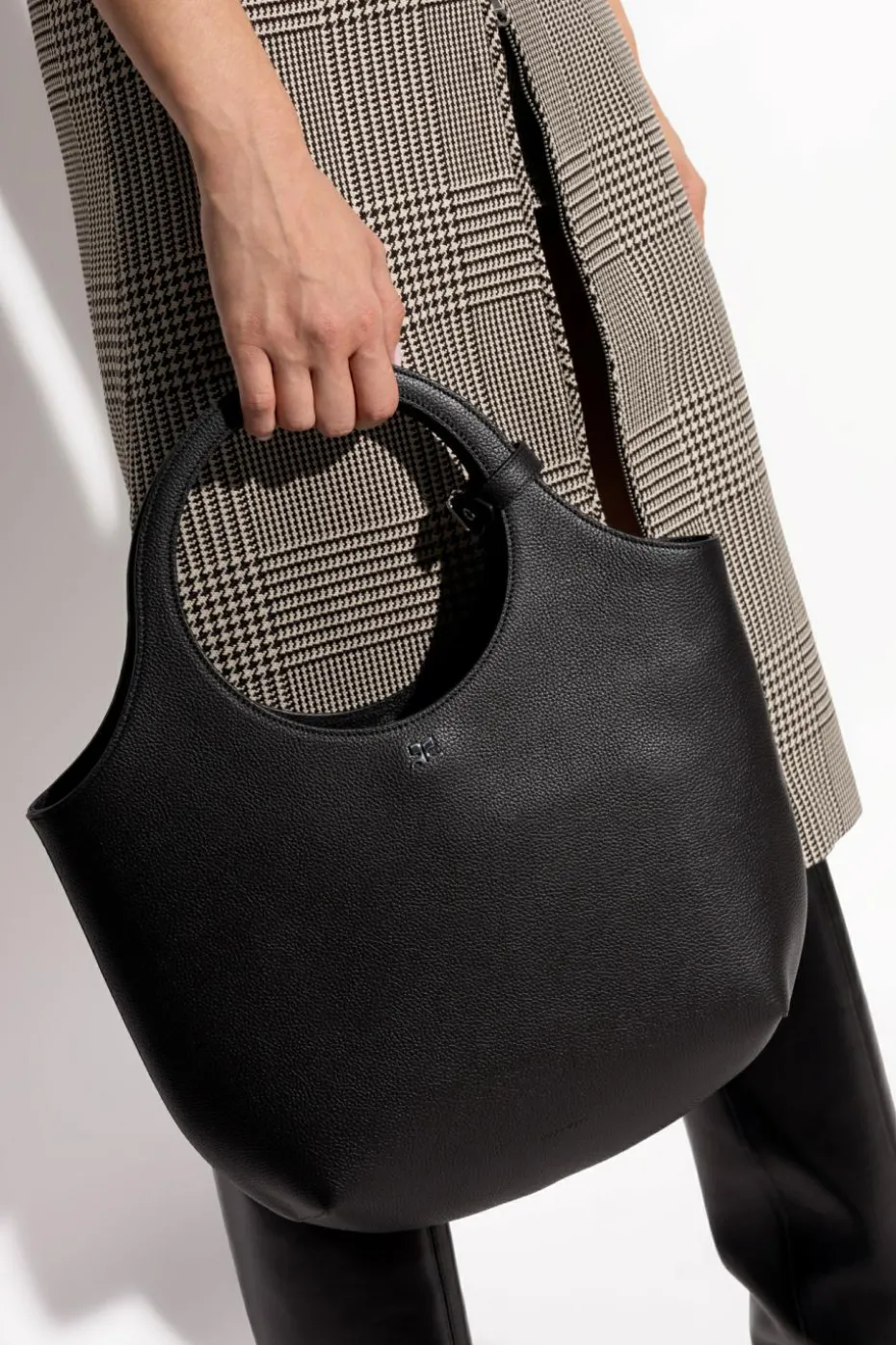 Courrèges CZARNY Torba na ramię `Medium Holy`