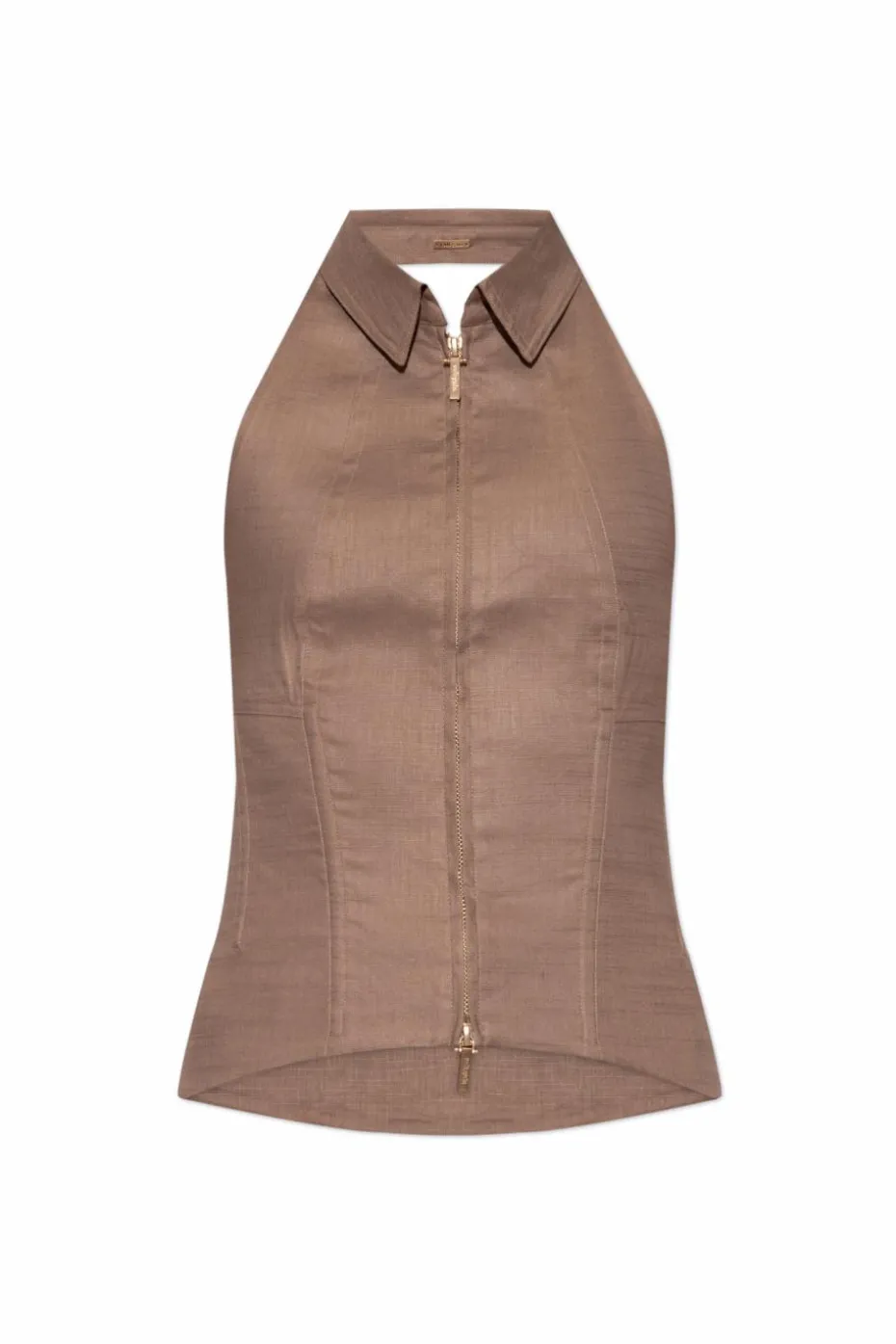 Cult Gaia BRĄZOWY Top `Jill`
