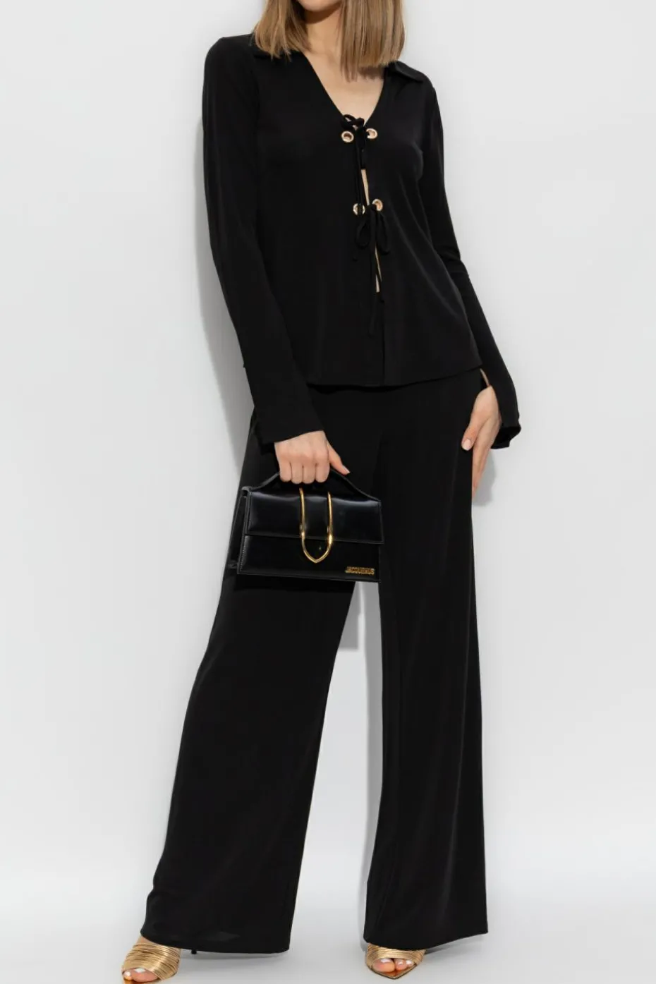 Cult Gaia CZARNY Spodnie `Stacie`