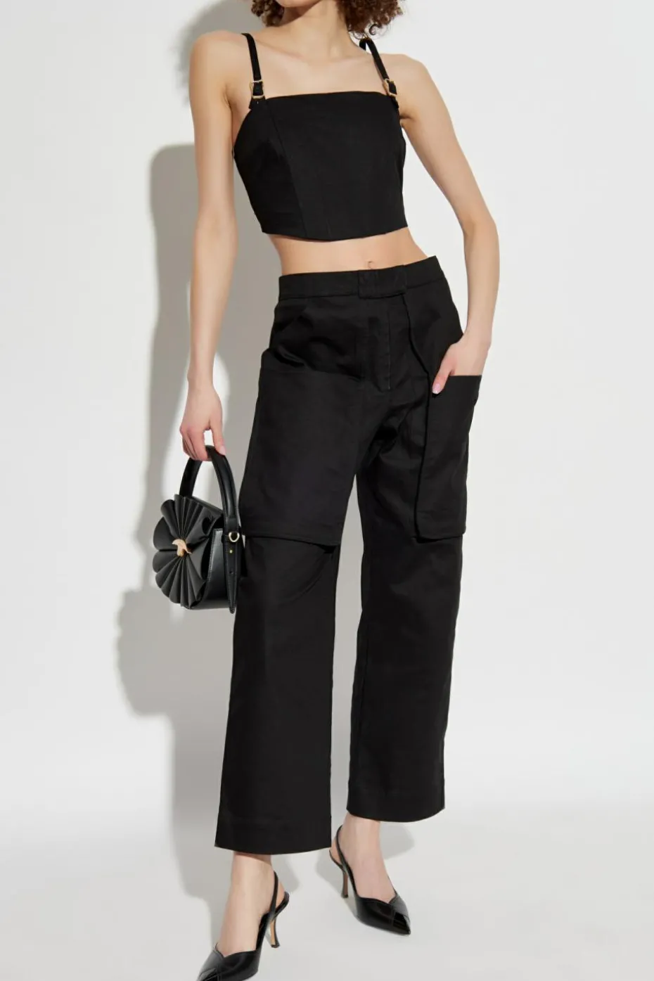 Cult Gaia CZARNY Spodnie `Topanga`
