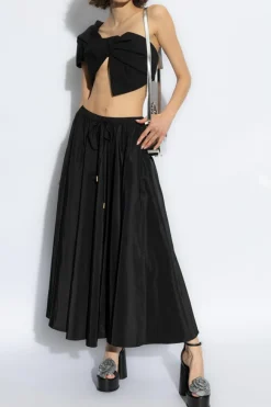 Cult Gaia CZARNY Top `Delia