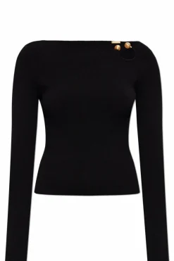 Cult Gaia CZARNY Top `Iris`