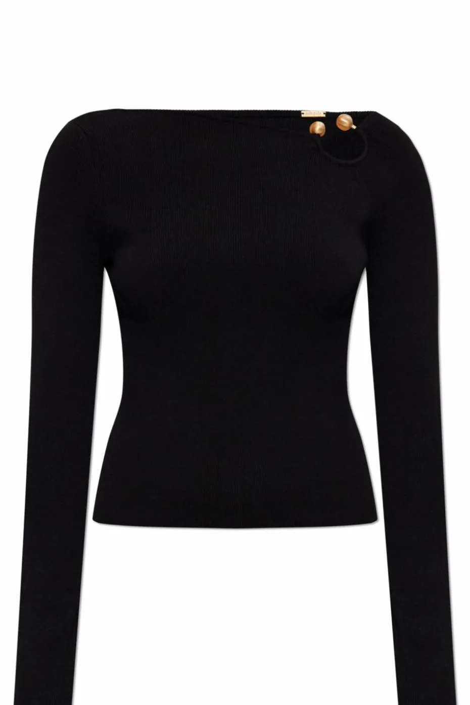 Cult Gaia CZARNY Top `Iris`