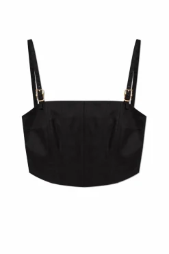 Cult Gaia CZARNY Top `Loren`